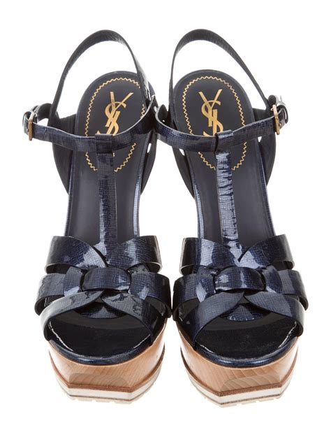 ysl tribute platform sandals|ysl tribute sandals on sale.